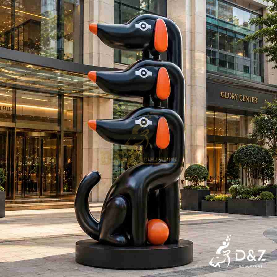 Cartoon Dog Sculpture 3