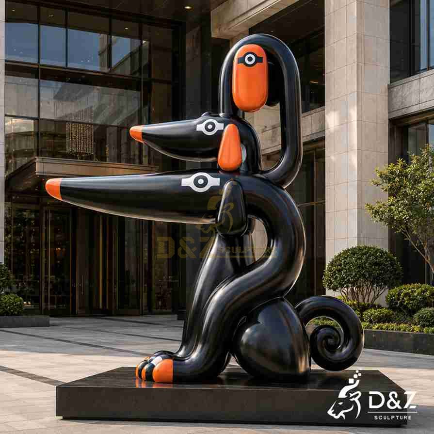 Cartoon Dog Sculpture 6