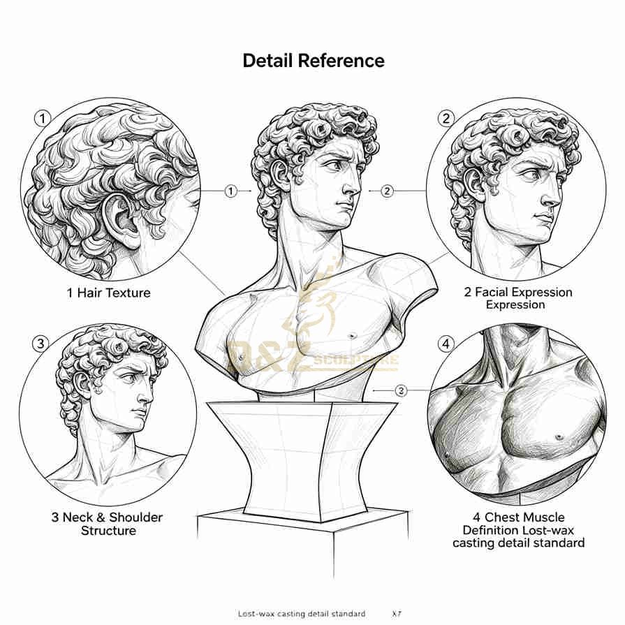 David Bust Statue 8 David Bust Statue 8