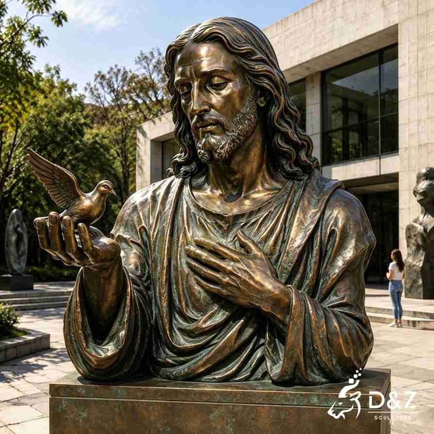Jesus Bust Statue 8