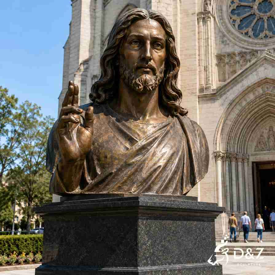 Jesus Bust Statue 9