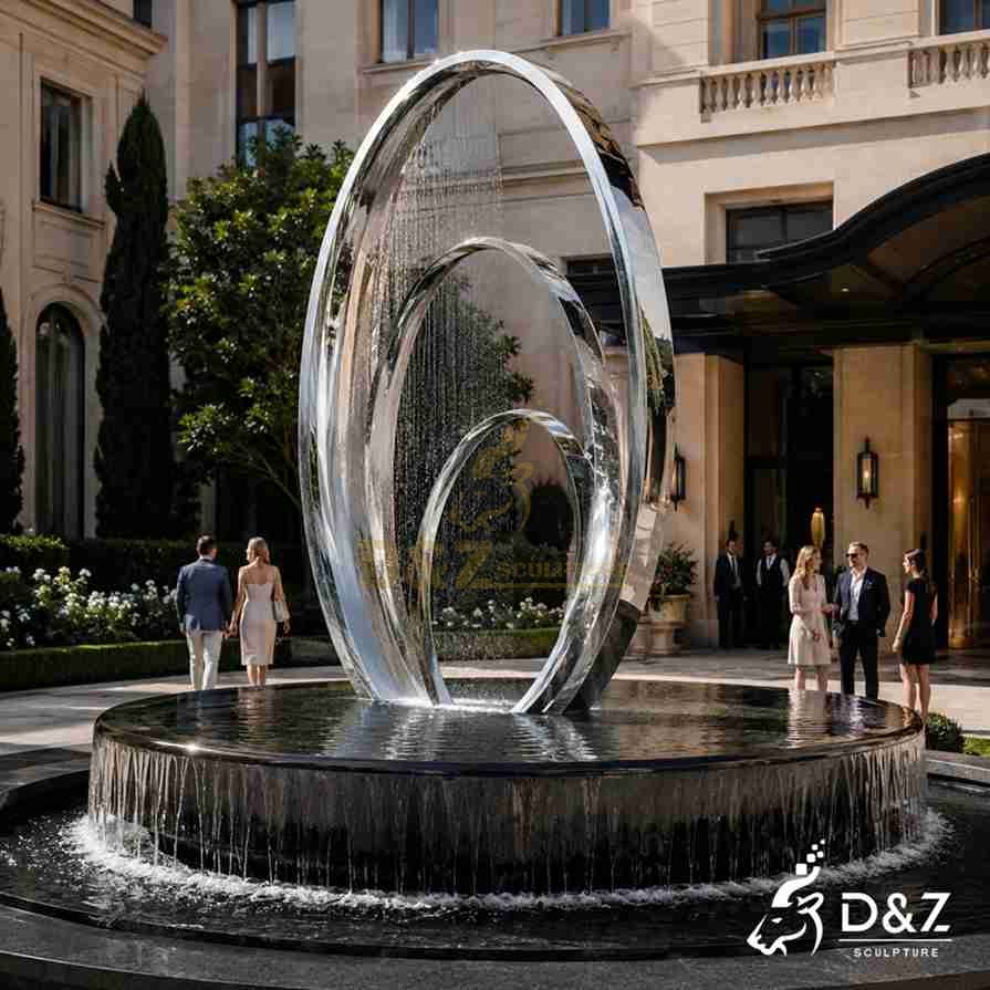 Metal Round Fountain 2