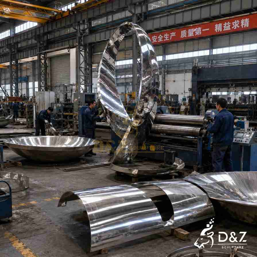 Metal Round Fountain 3