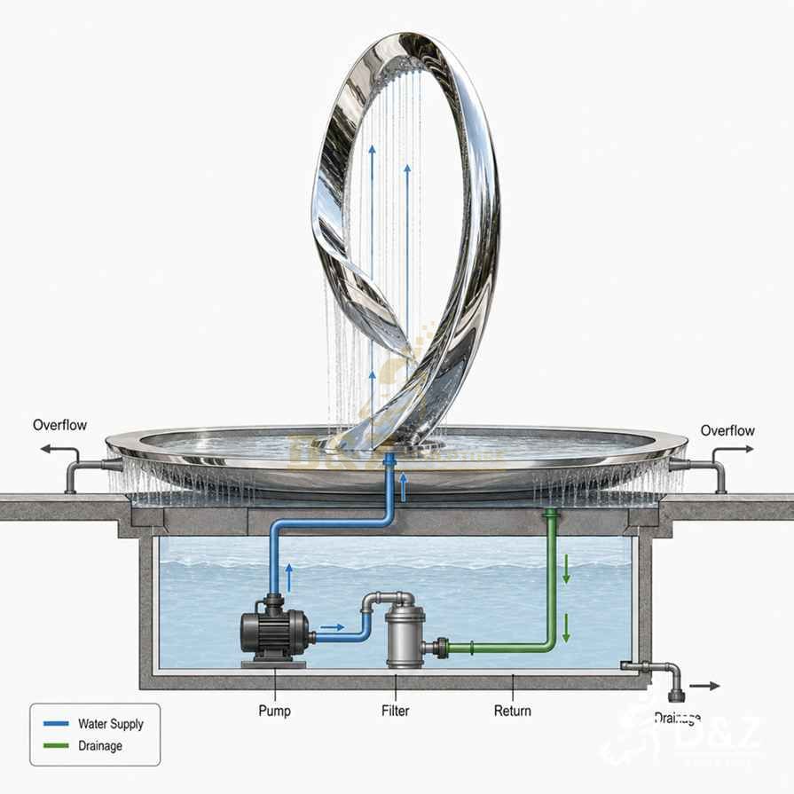 Round Fountain 5