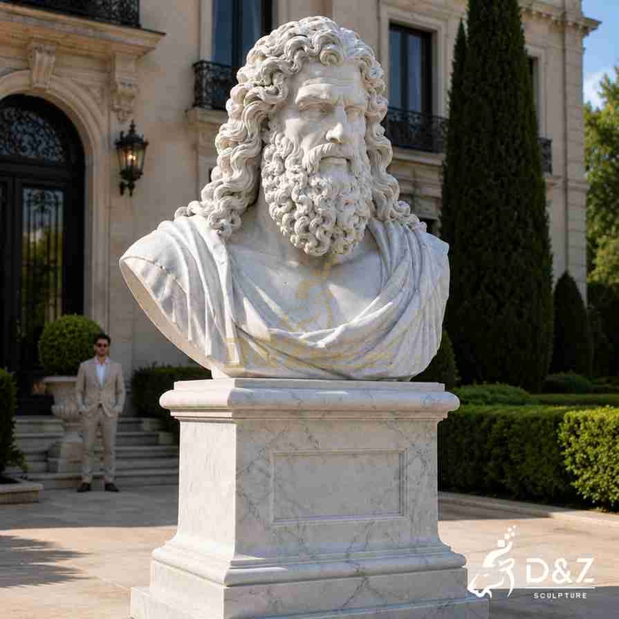 Zeus Bust Statue 2