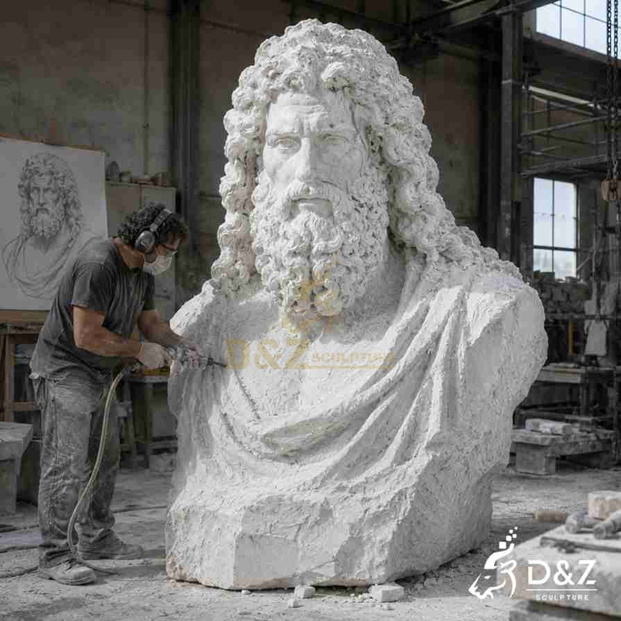 Zeus Bust Statue 6