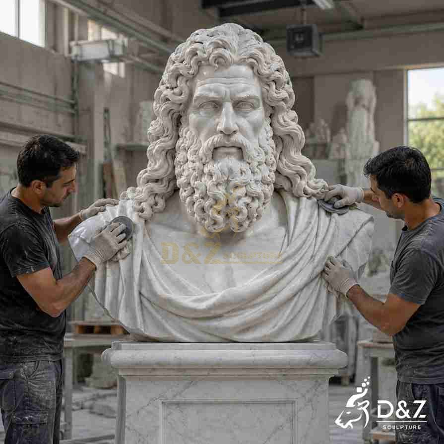 Zeus Bust Statue 7