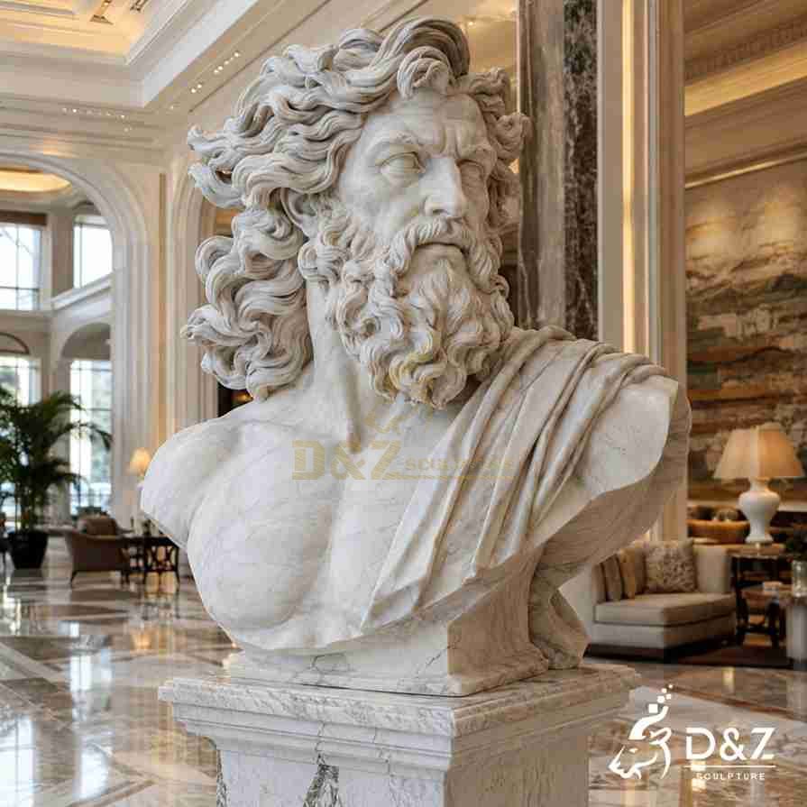 Zeus Bust Statue 8