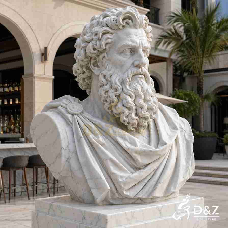 Zeus Bust Statue 9