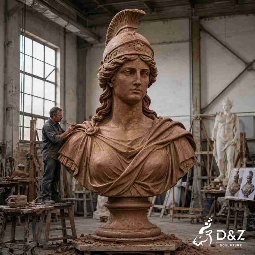 Athena Bust Statue 7