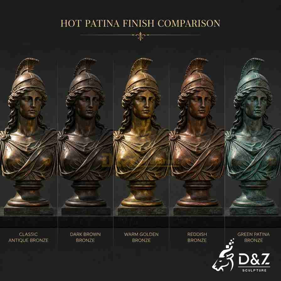 Athena Bust Statue 9