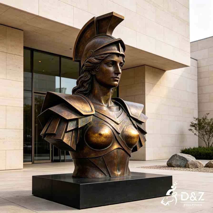 Athena Bust Statue 10