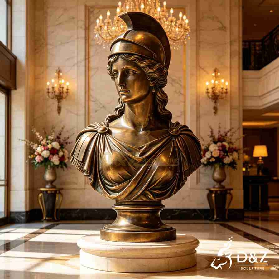 Athena Bust Statue 11