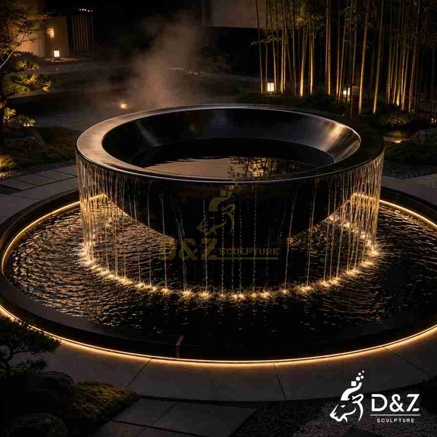Metal Bowl Water Fountain 2 Metal Bowl Water Fountain 2