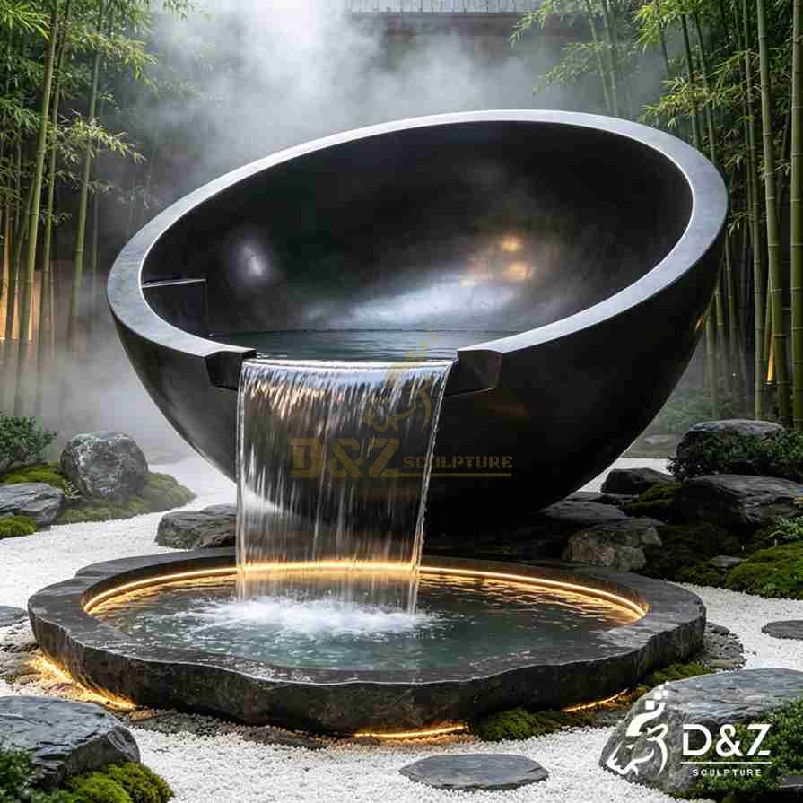 Metal Bowl Water Fountain 3 Metal Bowl Water Fountain 3