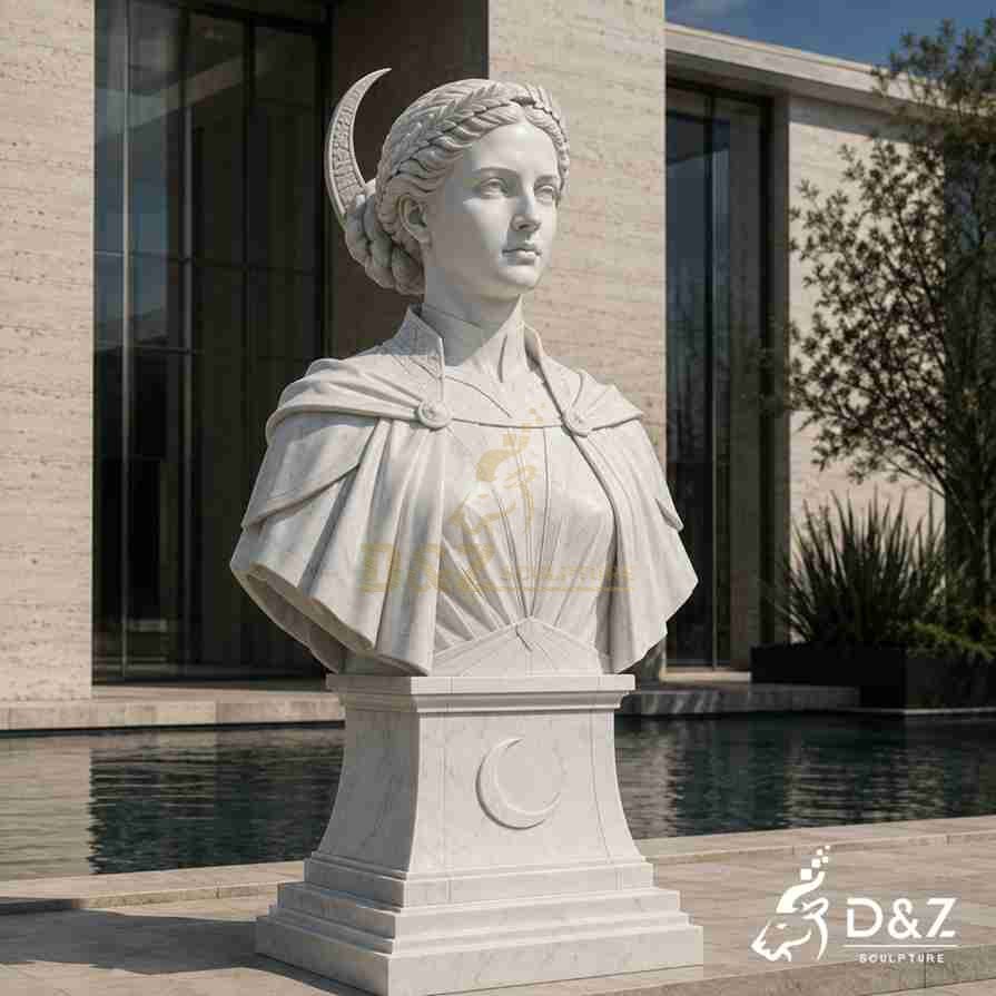 Custom Diana Bust Statue 5
