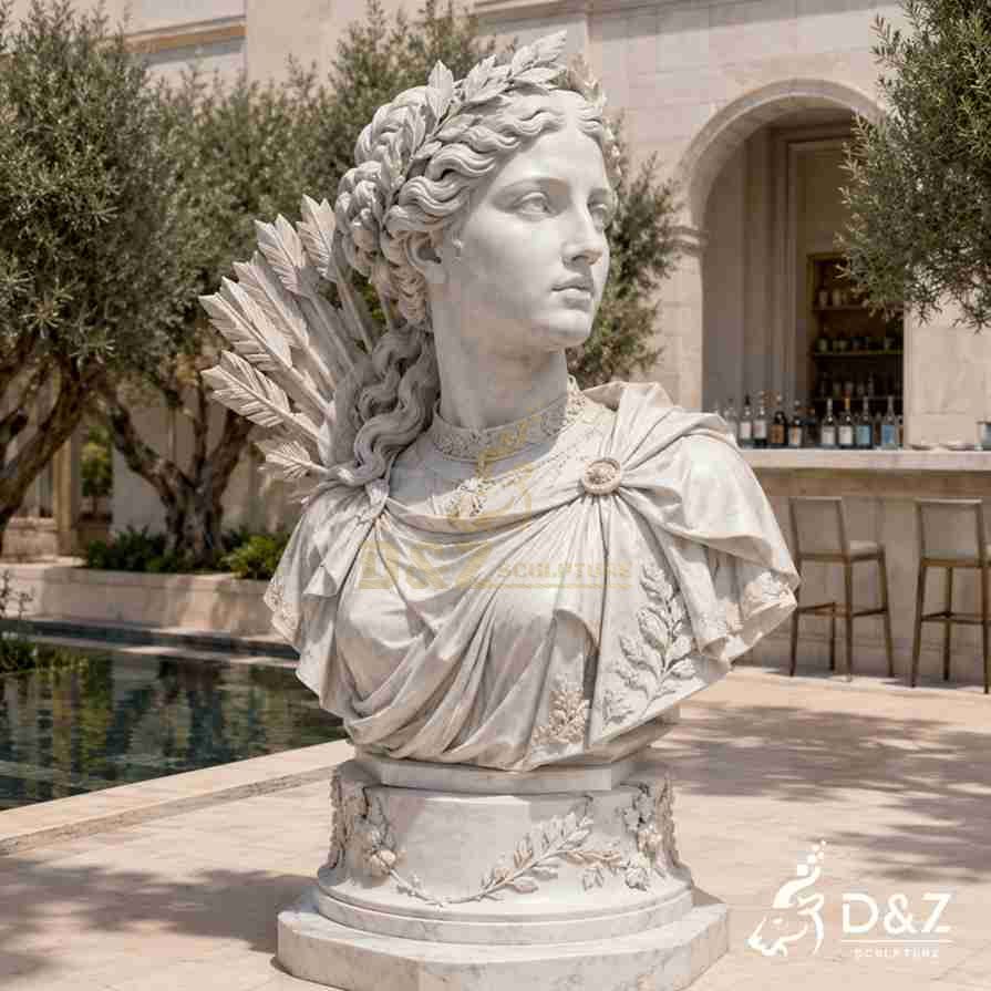 Custom Diana Bust Statue 11