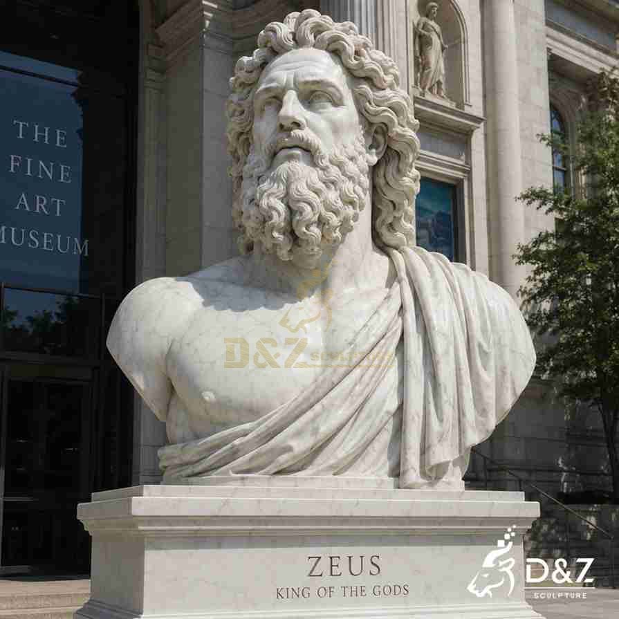 12. Zeus Bust Statue 12. Zeus Bust Statue