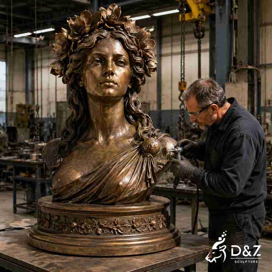 Persephone Bust Statue 9