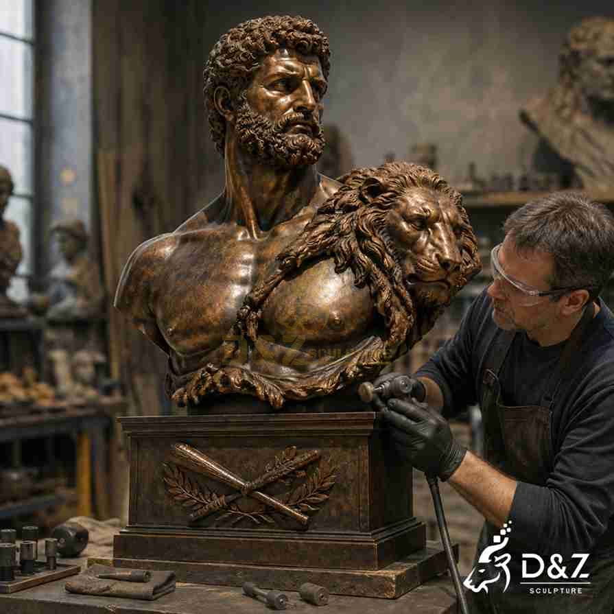 Hercules Bust Statue 8 Hercules Bust Statue 8