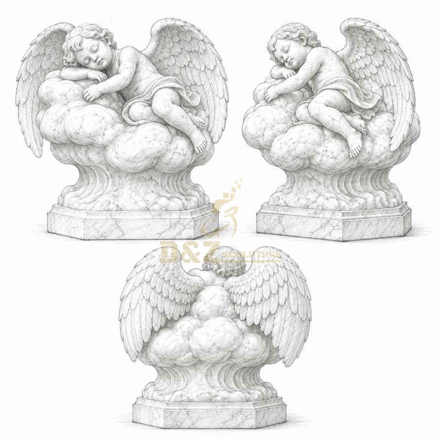 Sleeping Angel Statue 6
