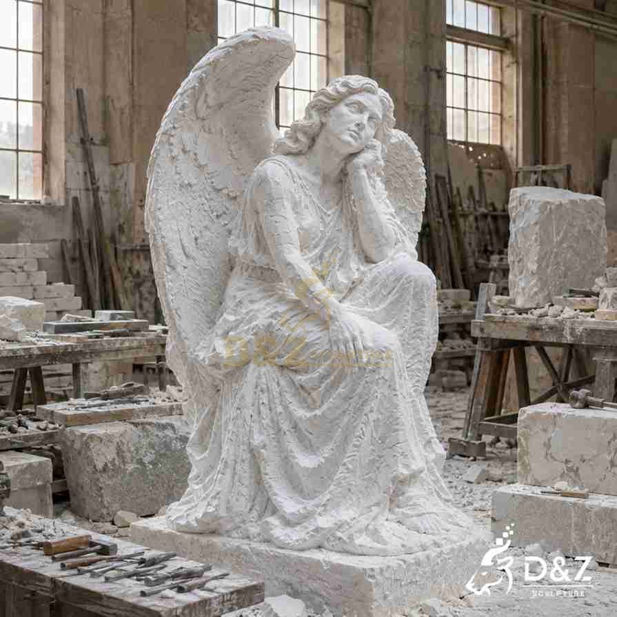 Sitting Angel Statue 5 Sitting Angel Statue 5