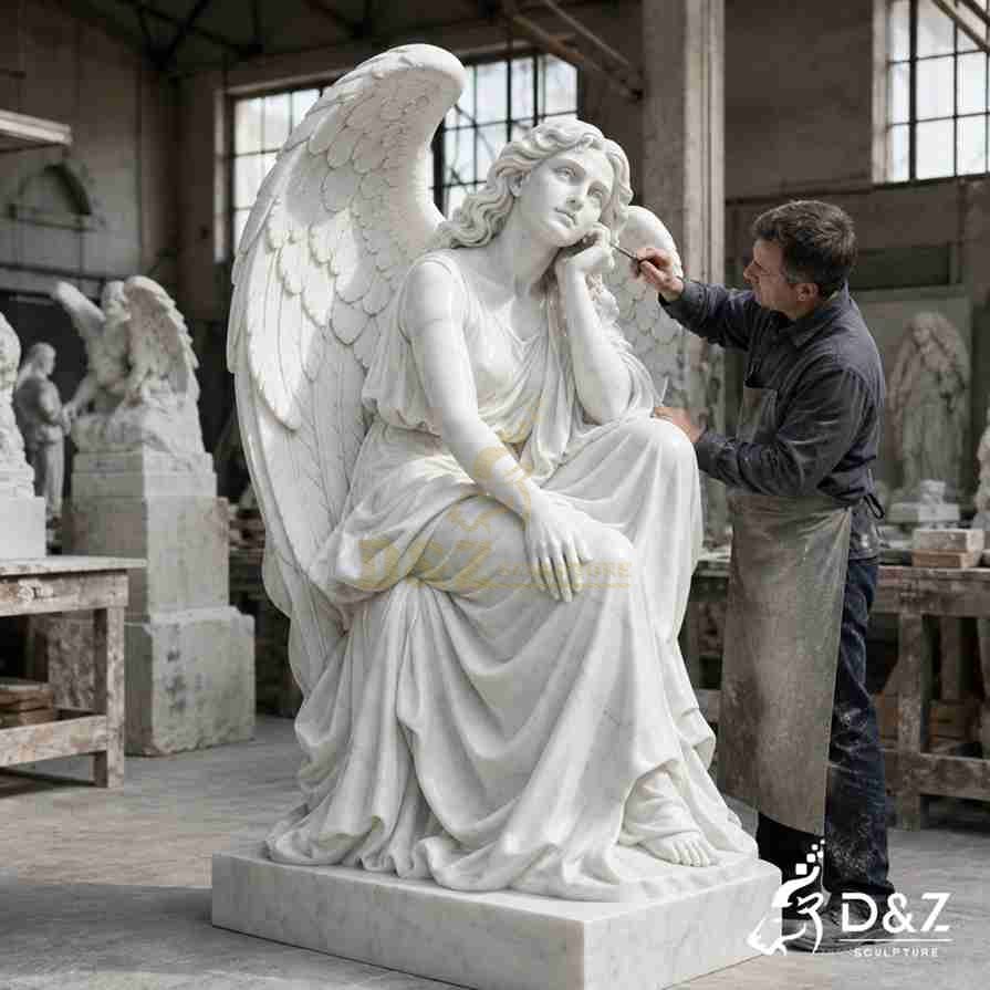Sitting Angel Statue 6 Sitting Angel Statue 6