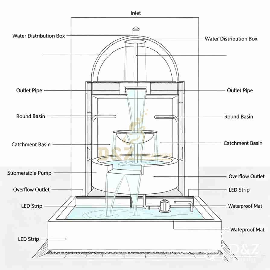 Minimalist Indoor Fountain 4 Minimalist Indoor Fountain 4
