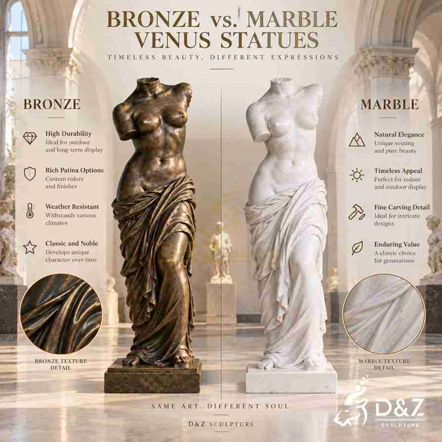 15-17 Famous Venus Goddess Statues: History, Meaning, Materials, and Design