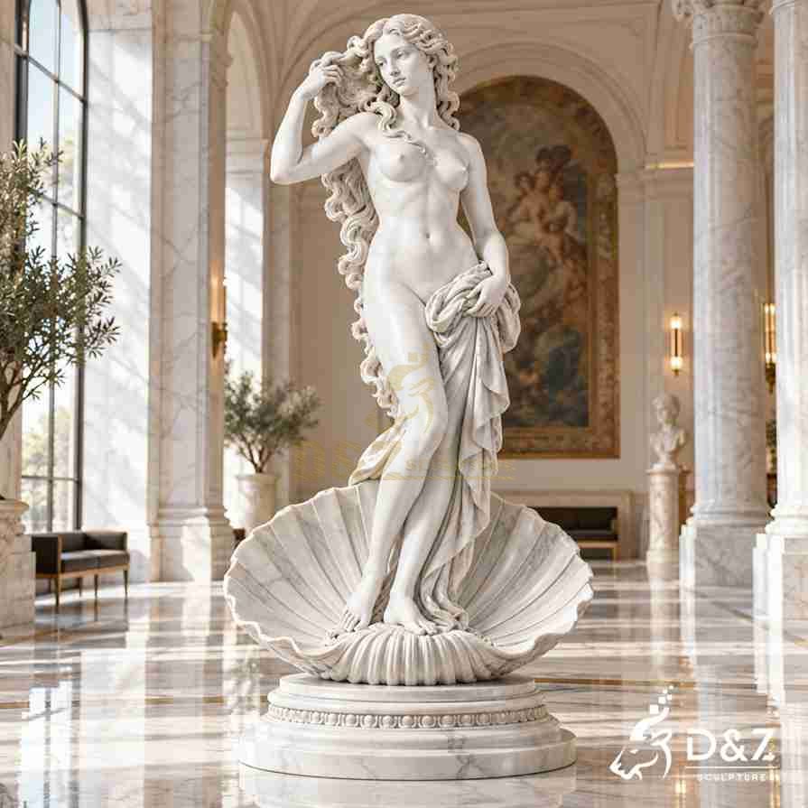 Birth of Venus statue for art gallery and luxury interior