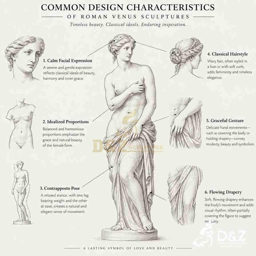 Common Design Characteristics of Roman Venus Sculptures