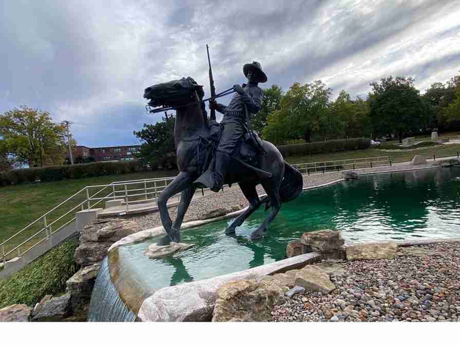 buffalo soldier statue for sale